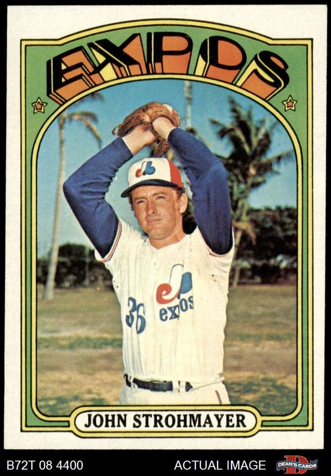 1972 Topps #631 John Strohmayer Expos 8 - NM/MT - Image 1 of 1