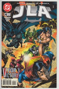 Bolso/tablero JLA #4 (1997) EN MUY BUEN ESTADO DC Comics DESCUENTO DE ENVÍO - Imagen 1 de 2