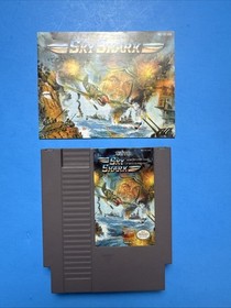 SKY SHARK NES Nintendo Game 100% Authentic Cart + Manual Tested