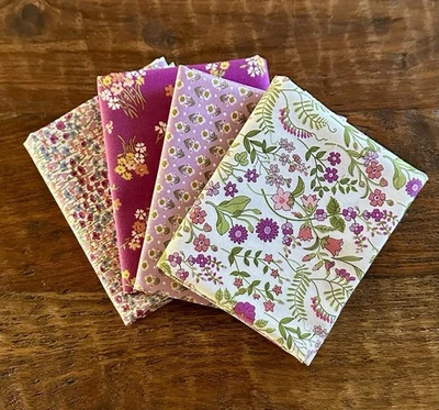 Paquete de 4 cuartos gordos Liberty Fabrics "Botanist's Walk" Quilt Cotton Foto 1 de 4