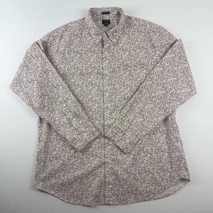 J Crew Mens XL Long Sleeve Shirt Floral Print Button Down Classic Fit NWT Pink - Picture 1 of 19
