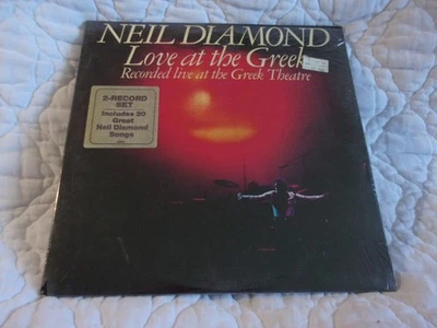 NEIL DIAMOND LOVE AT THE GREEK RECORDED LIVE DOUBLE LP NEW 1977 ROBBIE ROBERTSON - Image 1 of 4
