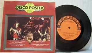Quiet Riot Slick Black Cadillac With 2 Autographs Mexico Import EP W/PS - Picture 1 of 1