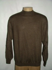 NEW WT GRAN SASSO MOCKNECK SWEATER SIZE 3XB WOOL SILK CASHMERE MADE ITALY #170 - Picture 1 of 7