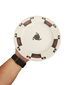 Rare Vintage Sterling China Dinner or Luncheon plate Ahwahnee Hotel Navajo patte - Picture 1 of 5