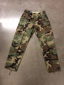 Kampfhose BDU Woodland Camouflage MED-R US Militär EUC - Bild 1 von 10