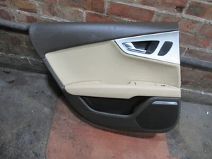 2011 AUDI A7 QUATTRO SE 4G MK1 5DRS HATCH REAR LEFT SIDE DOOR CARD - Picture 1 of 7