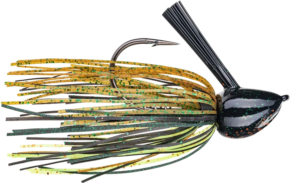 Strike King Hack Attack Fluoro Flipping Jig 3/8, 1/2 or 3/4 oz. Compact Bass Jig - Image 1 of 1