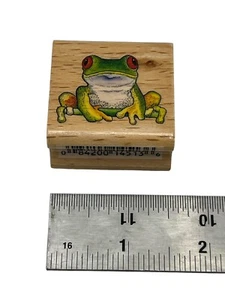 Stampcraft TREE FROG Rubber Stamp #440D79 Jungle Frog Scrapbooking Arts & Craft - Picture 1 of 2