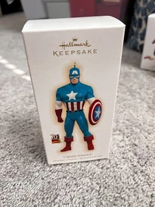 CAPTAIN AMERICA Hallmark Keepsake Ornament (Marvel MCU Avengers, Superhero) 2009 - Picture 1 of 4