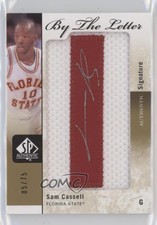2011-12 SP Authentic By the Letter Signatures /75 Sam Cassell (75) #BL-SC.1 Auto