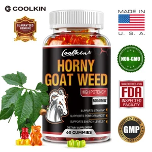 Horny Goat Weed 5050 mg - Salud masculina, refuerzo de testosterona, energía y resistencia - Imagen 1 de 10