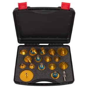 Brake Bleeder Kit Master Cylinder Adapters Set Brake Oil Fluid Bleeding Tools - Picture 1 of 19