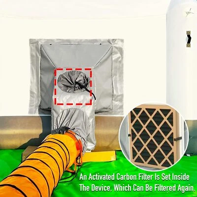 Inflatable Paint Booth Air Draft Device for Indoor GORILLASPRO (Patent Applied) - Imagen 1 de 4