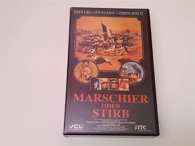 Marschier oder stirb 1977 VHS German PAL Video Gene Hackman Terence Hill - Bild 1 von 4