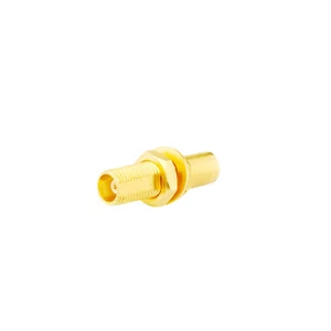 MCX adapter MCX Jack to Jack Female bulkhead straight RF Coax Adapter Connector - Picture 1 of 3