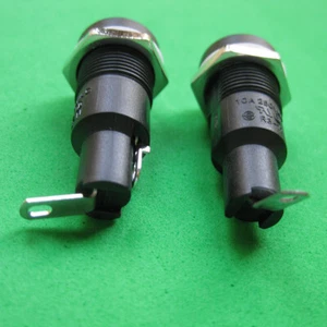 8pcs Ceramics Glass R3-11 Fuse Holder Socket 5mm x 20mm - Picture 1 of 5