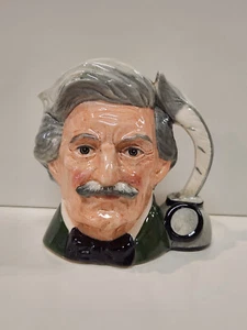 VGC: VINTAGE ROYAL DOULTON ENGLAND - 1979 MARK TWAIN SMALL TOBY JUG - D 6694 - Picture 1 of 6