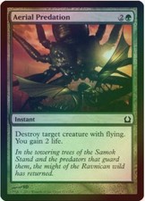 1 x Aerial Predation - Foil - Return to Ravnica-LP-Magic The Gathering-MTG