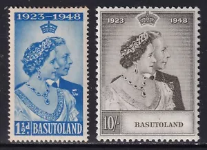 BASUTOLAND 1948 KGVI RSW set of 2 SG 36-37 MH/* (CV £50) - Picture 1 of 1