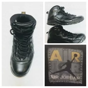 Size 13 Air Jordan Retro 10 NYC Mens Black Athletic Sneakers BP - Picture 1 of 11
