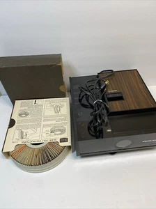 Whisper Matic III 3 Sears 2x2 Slide Projector W/100 Slides Subject Scenic 1960s - Picture 1 of 18