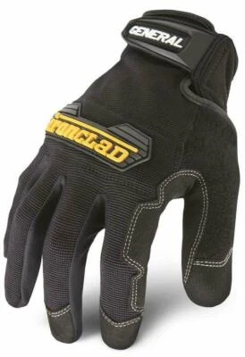 Guantes Ironclad Negros Mecánicos Utilidad General Trabajo Todo Propósito GUG XS S M L XL Foto 1 de 4