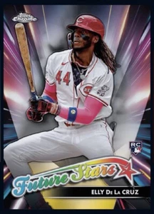 2024 TOPPS Chrome Update Future Stars Rookie -ELLY DE LA CRUZ (Bunt Digital card - Picture 1 of 1