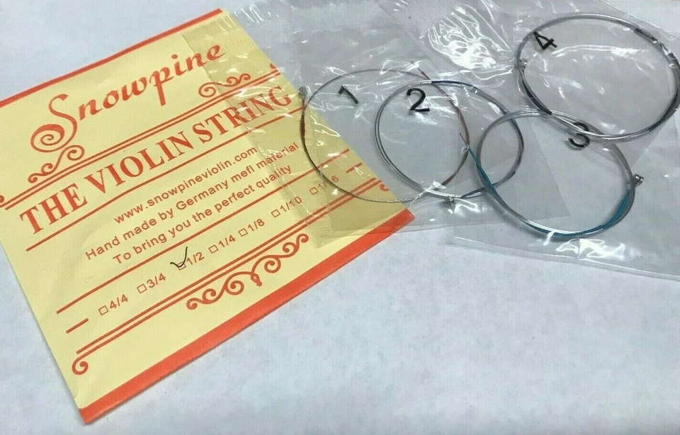 Violin Strings 1/2 Set E,A,D,G - One Set Of 4 Strings US Free shipping - Image 1 of 1