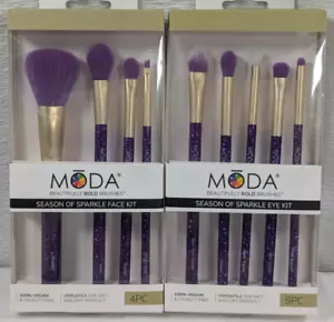 MODA - Bold Brushes - Sparkle Eye Kit - Wet and Dry - 9-Piece - Picture 1 of 8