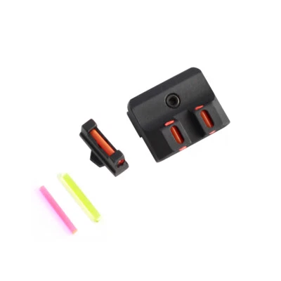 Front Rear Fiber Sight Handgun For Glock Sights Standard Model Pistols Tactical - Image 1 of 4
