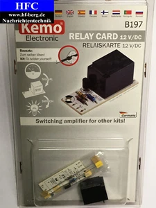 Relaiskarte 12 V/DC - B197 / Bausatz - Kemo-Electronic - Picture 1 of 6