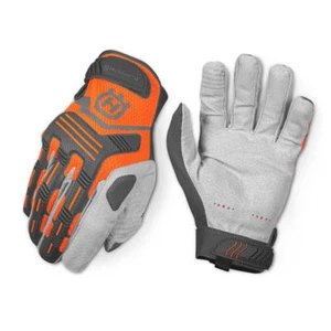 Guantes de cuero técnico de alta resistencia Husqvarna # 589752201 medianos fabricante de equipos originales - Imagen 1 de 2
