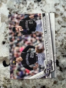 2017 TOPPS MINI MLB BASEBALL CARD COLORADO ROCKIES #298 NOLAN ARENADO STORY - Picture 1 of 1