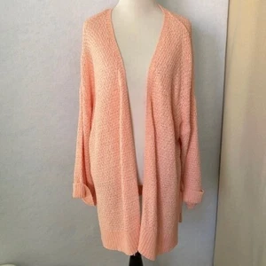 Olivia Sky 3/4 Sleeve Loose Ribbon Knit Cardigan - Picture 1 of 11