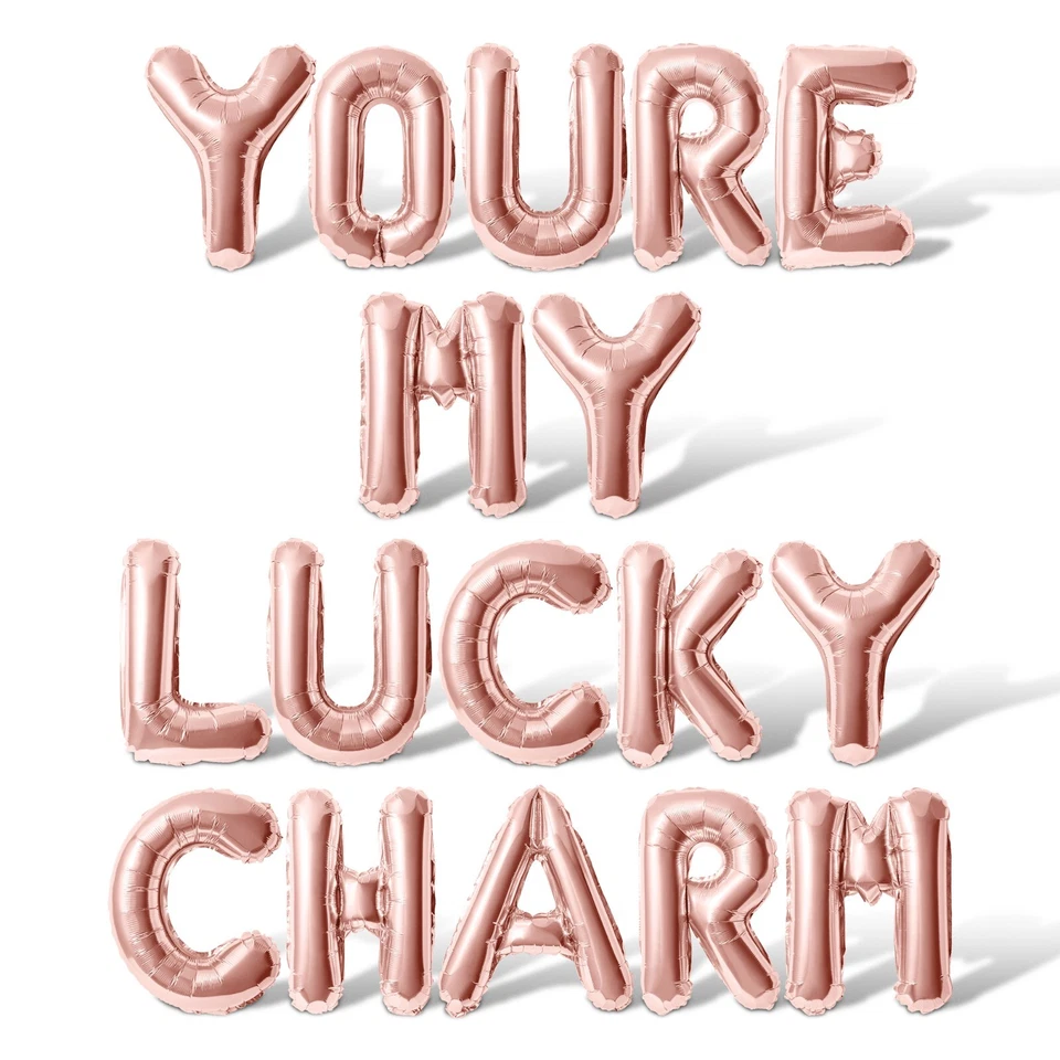 YOURE MY LUCKY CHARM Carta Balão Banner - Faça Você Mesmo Decorações de Dia de São Patrício - Imagem 1 de 4