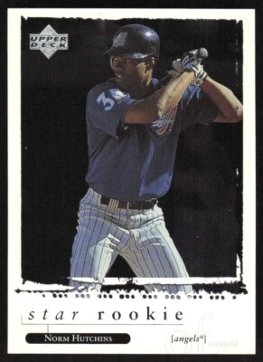 1998 Upper Deck Star Rookie Norm Hutchins #549 Anaheim Angels - Image 1 of 2