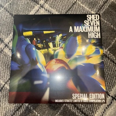 Shed Seven - A Maximum High - 2021 UK Reissue 3 x LP Colour Vinyl - SEALED - Image 1 of 2