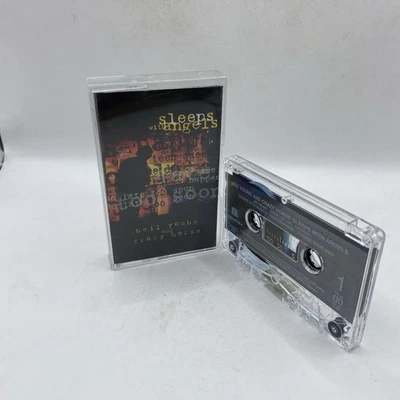 Neil Young & Crazy Horse, Sleeps With Angels Cassette Tape album (Reprise, 1994) - Image 1 of 4