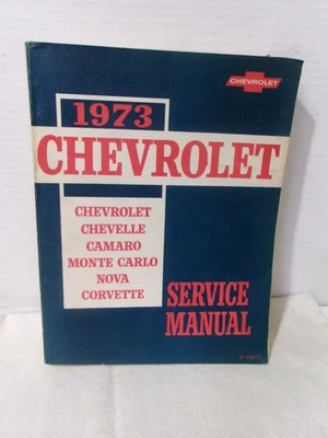 Corvette 1973 y otros Chevrolet manual de servicio Foto 1 de 3