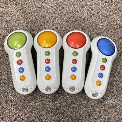 Microsoft Xbox 360 Scene It? Paquete de 4 controladores de zumbador zumbador SIN PROBAR Foto 1 de 2