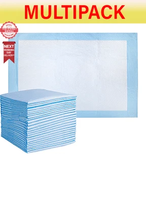 EASYCARE SOLUTIONS ALIA Disposable Incontinence Bed Pads Plus Absorbancy 60 x 90 cm- 2 Packs of 25