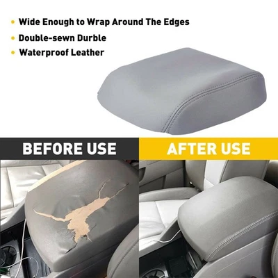 Fit for 2009-2015 Honda Pilot Center Console Lid Armrest Cover Gray Advanced - Image 1 of 4