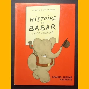Grands Albums Hachette HISTOIRE DE BABAR le petit éléphant Jean de Brunhoff 1966 - Imagen 1 de 6