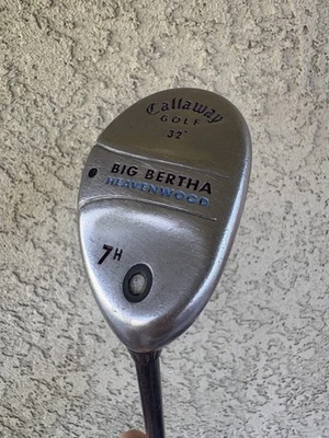 LADIES CALLAWAY BB HEAVENWOOD 7H 32* HYBRID - GEMS WOMENS FLEX GRAPHITE SHAFT - Image 1 of 4