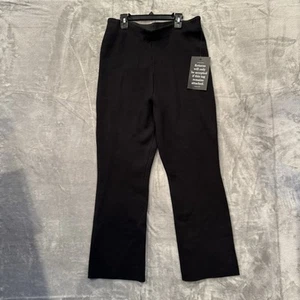 Tuckernuck schwarz Kompression Stretch Strick Ashford Schlag hohe Leibhöhe Hose LG Neu mit Etikett - Bild 1 von 6