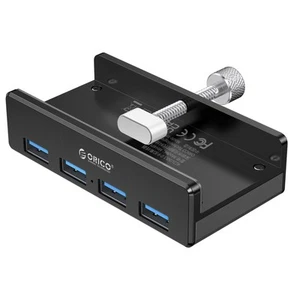 ORICO USB3.0 Hub 4 Ports 5Gbps High Speed ??Clip Type USB Hub Bus Powered A 711 - Afbeelding 1 van 8