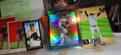 Bobby Jenks Auto 2002 Bowman Chrome Refractor AUTOGRAPHED RC AND OTHERS - Image 1 of 4