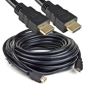 Cavo video-audio HDMI (M) a HDMI (M) 25 piedi con connettori placcati oro (nero) - Foto 1 di 1