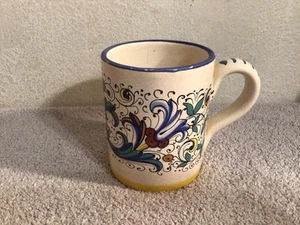 Meridiana Ceramiche Italian Hand Painted Pottery Coffee/ Tea Mug  - Afbeelding 1 van 10